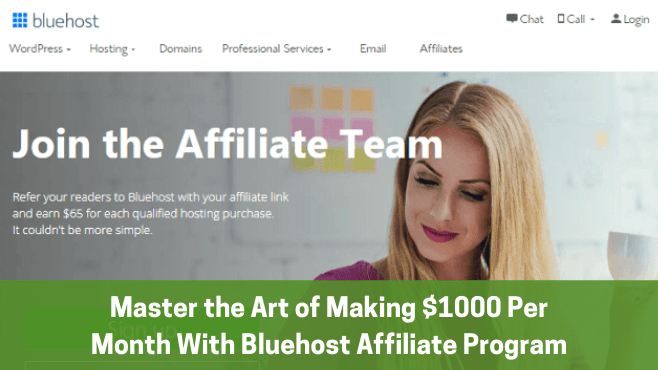 make money with the Bluehost affiliate program