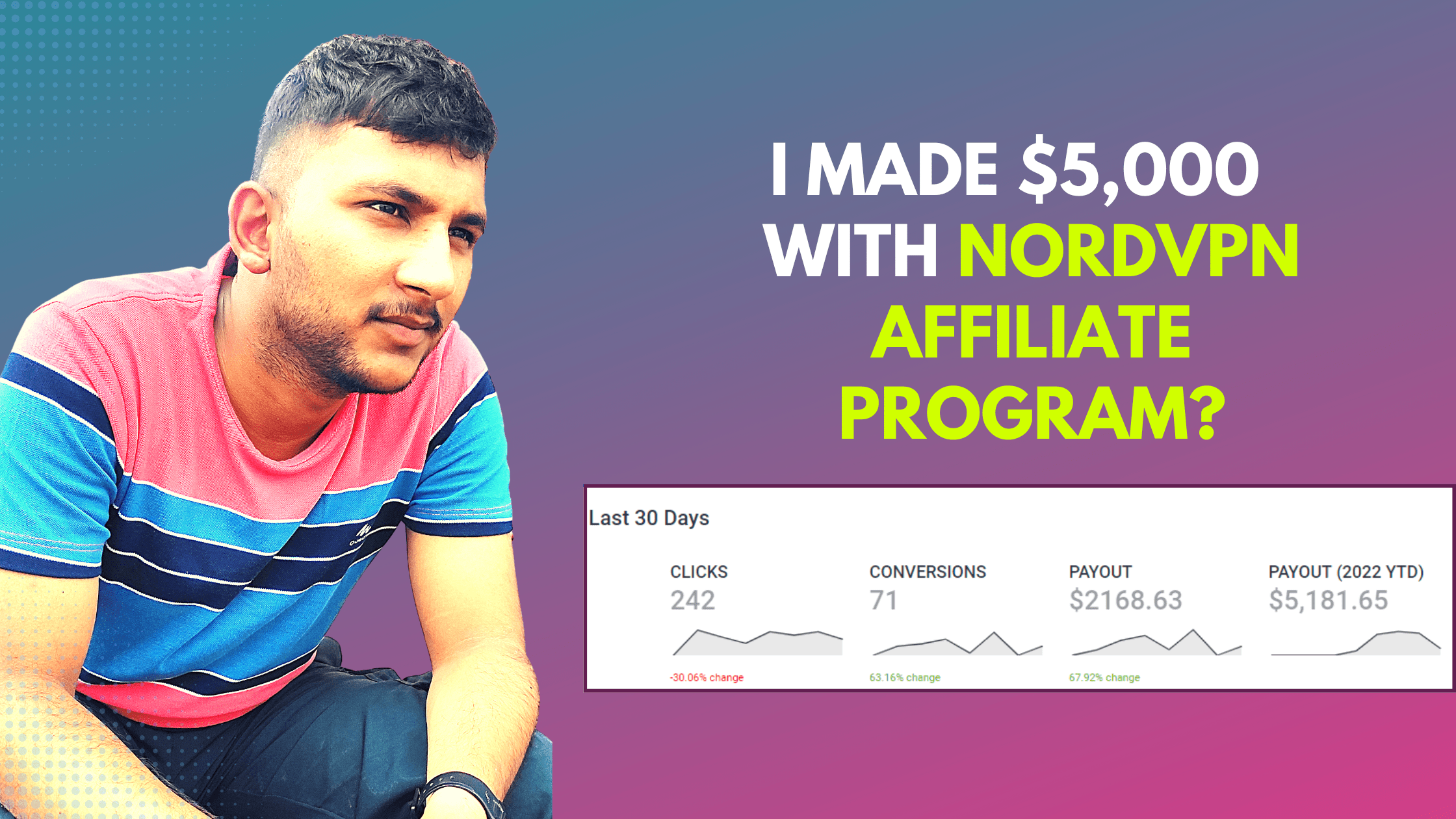 I Make 5000 dollars Per Month With NordVPN Affiliate Program