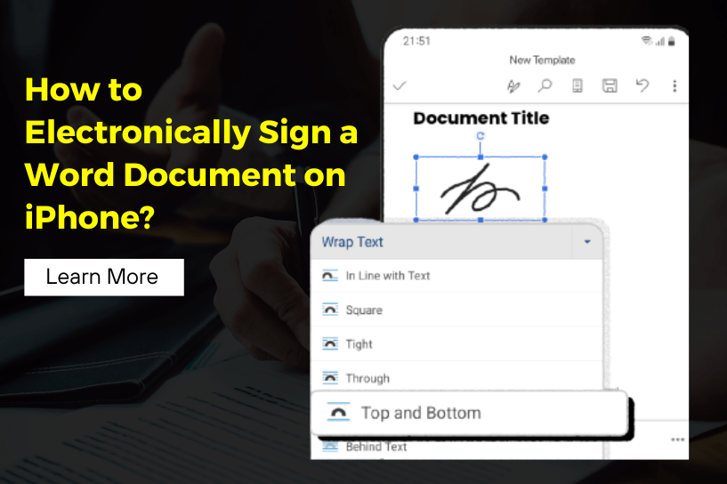 How to Electronically Sign a Word Document on iPhone